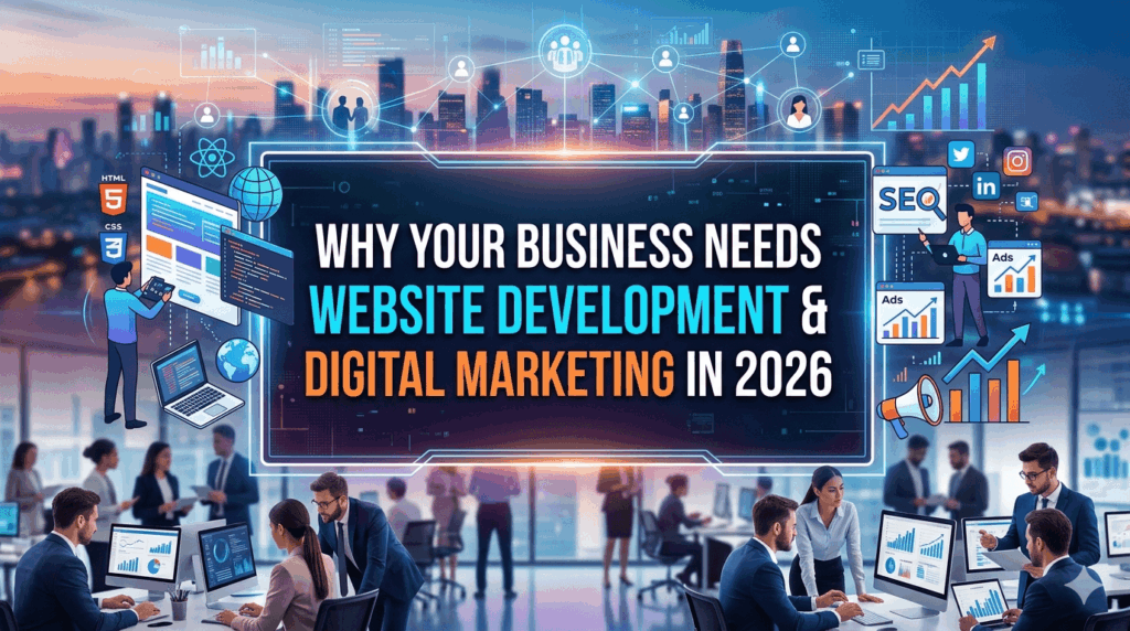 Why Your Business Needs Website Development and Digital Marketing in 2026