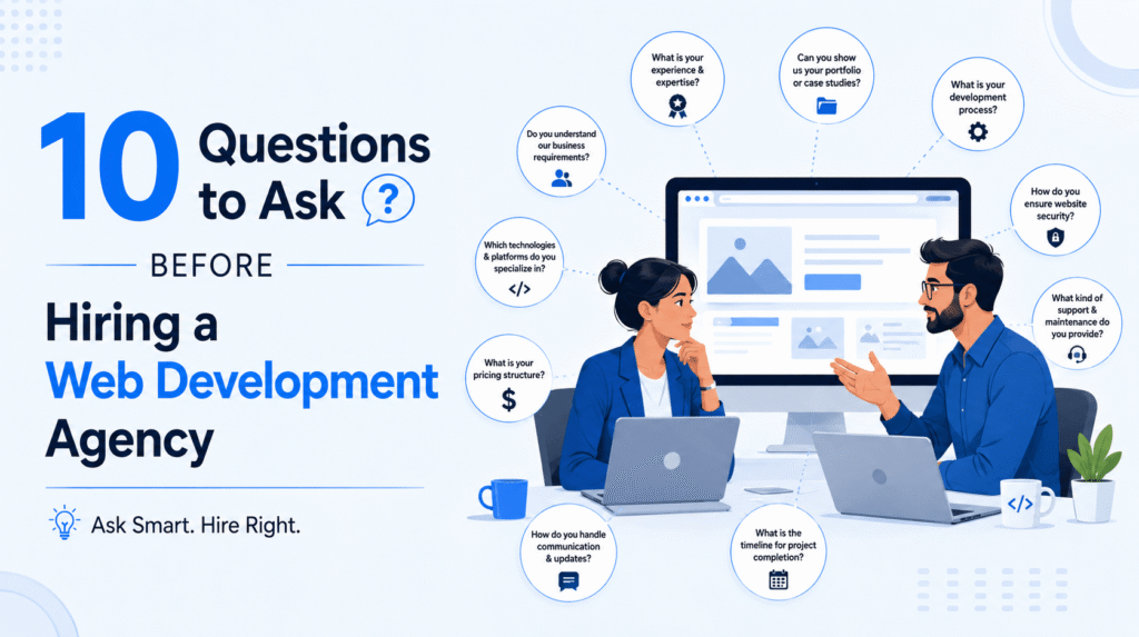 10 Questions to Ask Before Hiring a Web Development Agency